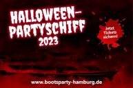 Hamburg feiert Halloween auf dem Partyschiff 2023
