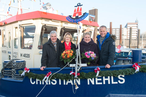 Der Eisbrecher "Christian Nehls" wird künftig den Hamburger Hafen eisfrei halten.