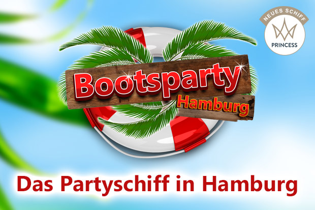 Auch 2020 legt das Partyschiff der Bootsparty Hamburg wieder ab